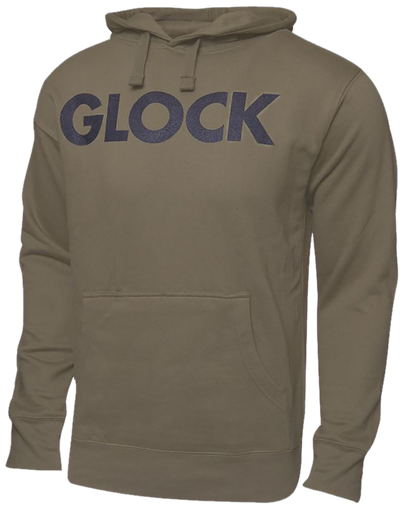 [764503058165] Glock AP95789 Traditional Hoodie Olive Drab Green Durable Soft Fabric Long Sleeve Large