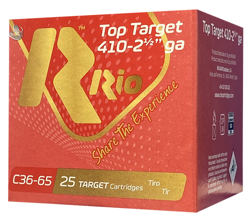 [8435101621960] Rio Top Target 410 Ga 2.50", 9 Shot, 25rd Box