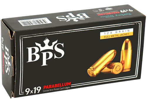 [8683052344012] Hyperion Munitions PARABEELUM BPS 9mm 124gr, FMJ 50rd Box
