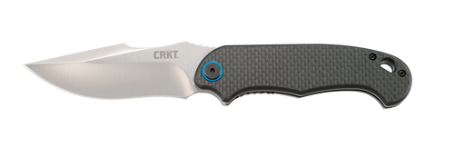 [794023792003] Columbia River P.S.D. (PARTICLE. SEPARATION. DEVICE.), 3.63" Folding Knife Liner Lock, Plain Edge, 1.4116 Steel Blade, Satin Finish, Single Layer Carbon Fiber G10 Handle, Assisted Opening IKBS