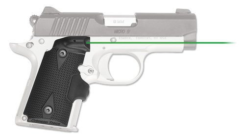 [610242007471] Crimson Trace LG409G Lasergrips 5mW Green Laser with 532nM Wavelength & Black for 9mm Kimber Micro