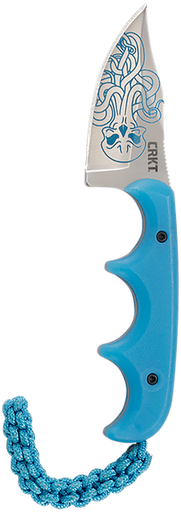 [794023238709] Columbia River Minimalist, Bowie, 2.125" Fixed Blade Knife, Bowie, Plain Edge, Bead Blast, Black Micarta, Zytel Sheath