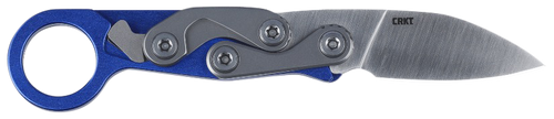 [794023405002] Columbia River Provoke EDC, Folding Knife, Kinematic Opening, Plain Edge, 2.56" Drop Point, Aluminum Handle, D2, Satin Finish, Blue Handle, Silver Blade