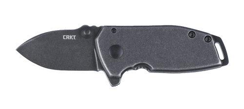 [794023248500] Columbia River Squid Compact, Folding Knife, Plain Edge, 1.75" Drop Point, Stainless Steel Handle, 8Cr13MoV Stainless, Stonewash Finish, Silver Handle, Silver Blade