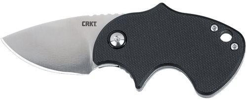 [794023793000] Columbia River Orca, Folding Knife, Satin Finish, Silver, Black Glass-Reinforced Nylon Handle, 1.79" Blade Length, D2, Liner Lock