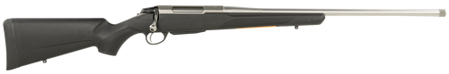 [082442017778] Tikka T3 Lite Stainless Synthetic 300 Winchester Magnum, 24" Barrel, Threaded 5/8X24, Stainless Finish, Black Stock, Single Stage Adjustable Trigger, 3rd, 1 Mag