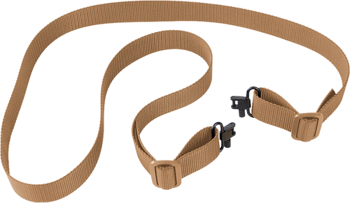 [672352017052] Bulldog Cases Single Point Sling, Deluxe Locking Swivels, Poly Oxford Nylon Construction, Tan