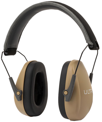 [026509078012] Allen ULTRX Slim Profile Passive Muff, Earmuff, NRR 23dB, Taupe