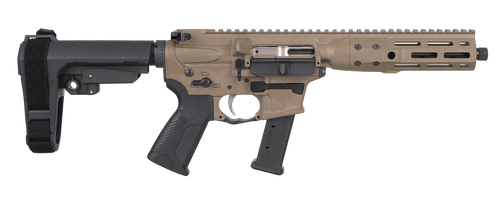 [850058027333] LWRC IC-9 9mm 8.5" Barrel, Flat Dark Earth, Brace