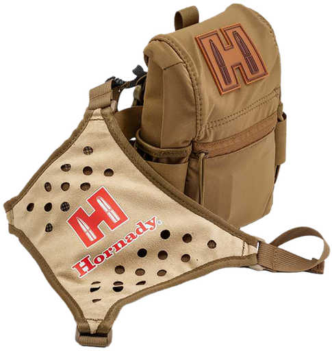 [090255991635] Hornady Binocular Case Tan Harness Magnetic Closure