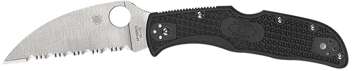 [716104016556] Spyderco Endela Lightweight 3.40" Folding Wharncliffe Plain VG-10 SS Blade, Black Textured FRN Handle