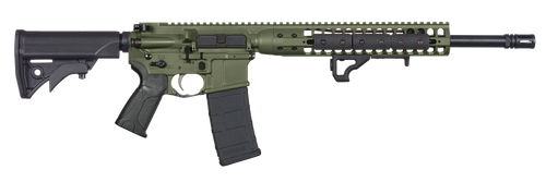 [853143008460] LWRC IC-DI 300 Blackout, 16" Threaded Barrel, Olive Drab Green, Adjustable Stock, 30rd