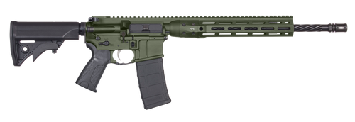 [851154008516] LWRC DI 5.56mm, 16" Barrel, Olive Drab, M-Lok, 6-position Stock, 30rd