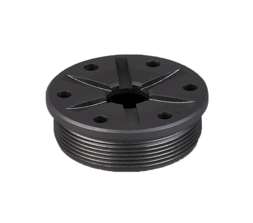 [816413028087] SilencerCo Bravo Front Cap 9mm Black