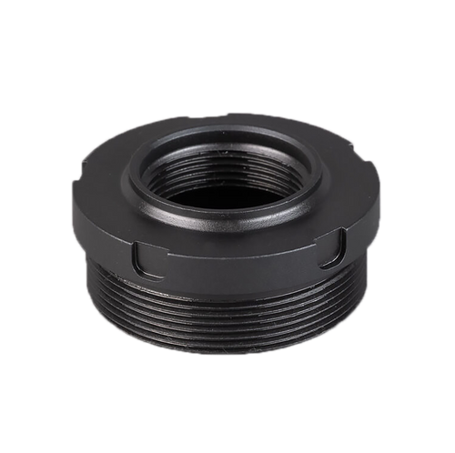 [816413028247] SilencerCo Bravo, Thread Over Mount, Black, Fits SilencerCo TOMD Compact Radial Brake, For Hybrid 46/Harvester EVO/Omega 300