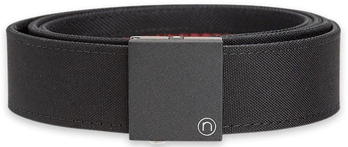 [818172026830] Nexbelt Supreme Black EDC Ratchet Belt 1.5" Wide Push Button Closure