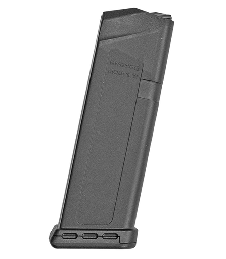 [799947620081] Amend2 Magazine, 9mm, 15rd, Fits Glock 19, Polymer, Black