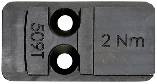 [642230269767] HK Mounting Plate, Fits HK VP9 OR to Holosun 509T, Black