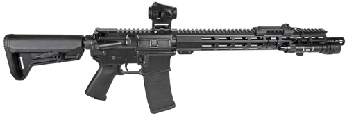 [810105513394] Shark Coast 5.56mm, 16" Barrel, Midnight Black Cerakote, Crossfire Red Dot, 625 Rail Light, Magpul, 30rd