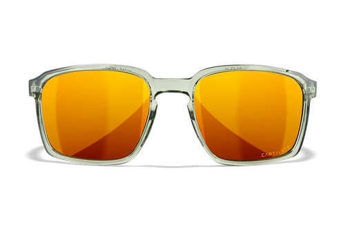 [712316006804] Wiley X Alfa M/L Bronze Mirror Lens Polycarbonate Gloss Crystal Light Olive Frame