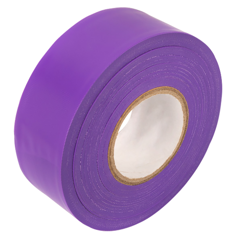 [026509063957] Allen Flagging Tape No Trespassing Purple Polyester 150' Roll Long 12 Rolls