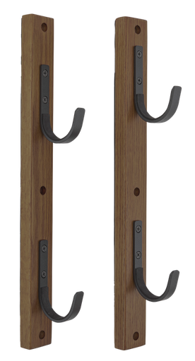 [026509064756] Allen Gun Collector Hardwood Gun Rack 2 Rifle/Shotgun Brown/Black Wood/Steel