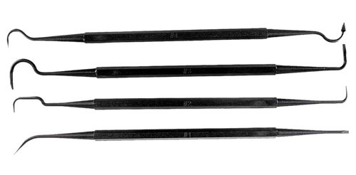 [810122800101] Tapco Gun Pick Tool Set Black Cleaning 4 Pack