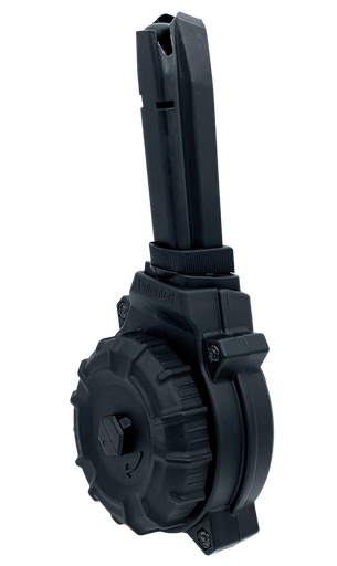 [708279015304] ProMag 50rds Drum 9mm Fits Browning Hi-Power Black Polymer