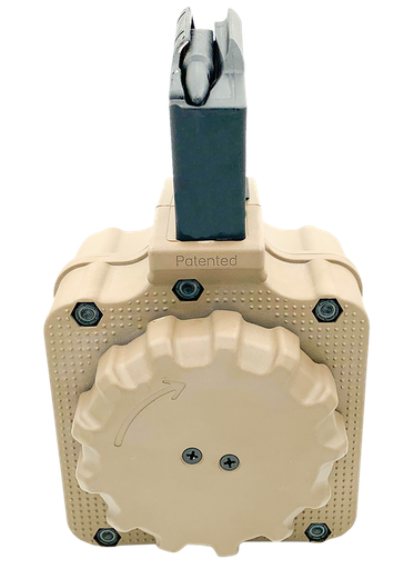 [708279015724] ProMag 50rds Drum 308 Caliber Fits AR-10 Flat Dark Earth Polymer