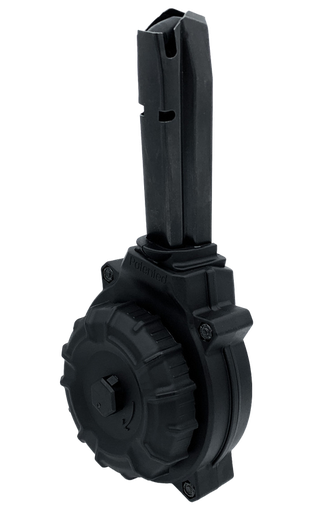 [708279015434] ProMag 50rds Drum 40 S&W Black Polymer