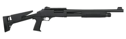 [687748696223] Dickinson Tac-4 ST 12 Ga, 3", 18.5" Barrel, Matte Black, Picatinny Rail, Adj Comb, 5rd