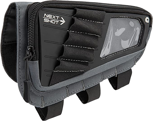 [026509069447] Allen Next Shot Cody Buttstock Pouch Gray .223-300 Win Magnum Capacity 5rd Rifle Buttstock Mount