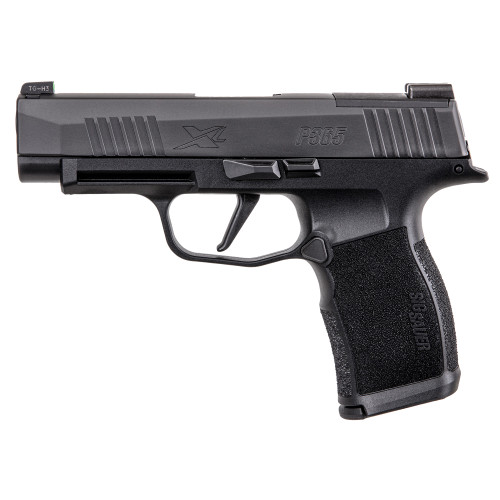 [798681666607] Sig P365XL, Sub-Compact, 9mm, 3.7" Barrel, Nitron Finish, Black, XRAY3 Day/Night Sights, Optics Ready, 12rd, 2 mags