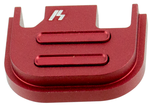 [708747545074] Strike V2 Slide Cover Plate Glock 17-39 Gen1-4 Red Anodized Aluminum Handgun