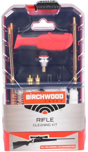 [813628070535] Birchwood Casey  Cleaning Kit, 350 Legend/450 BM, Black and Red