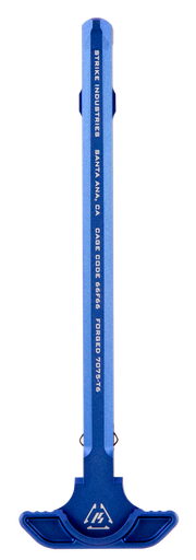 [708747546675] Strike Latchless Charging Handle AR-15 Blue Anodized Aluminum