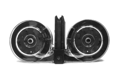 [810139820130] KCI AR-15 100rd Drum Magazine 5.56mm, Black