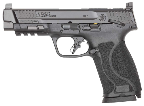 [022188900156] Smith & Wesson M&P M2.0 10mm, 4.6" Barrel, 3-Dot Sights, Optics Ready, 2x10rd Mags