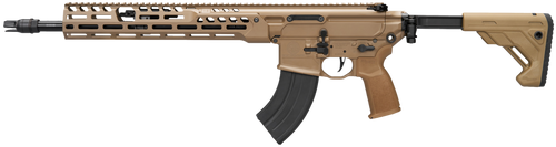 [798681699735] Sig MCX SPEAR-LT 7.62x39, 16" Barrel, QD Flash Hider, FDE Cerakote, Folding Stock, Match Trigger, 13" M-Lok, 30rd