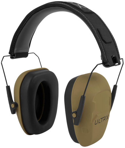 [026509076711] Allen ULTRX Shield Passive Muffs, Earmuff, NRR 23dB, Flat Dark Earth