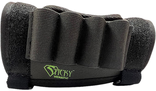 [859640007678] Sticky Holsters Venatic, Shell Holder, Compatible with Sticky Stock Pad/Riser (SPR), Holds (4) 12 Ga Shotgun Shells, Matte Finish, Black
