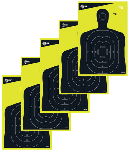 [026509048107] EZ-Aim Non-Adhesive Splash Silhouette Non-Adhesive Paper Target 12" x 18" 5 Per Pack