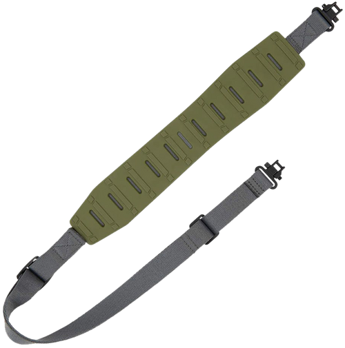 [026509069737] Allen Baktrak Kling Sling, Rubber, Black and Green, Includes Swivels