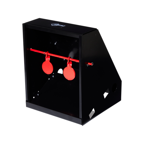 [026509009146] EZ-Aim EZ Aim Shooting Target & Trap BB & Pellet Circle Red Steel 7" L x 9" W x 7.50" T