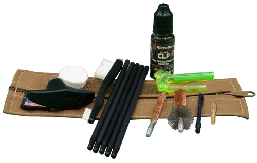[026249005835] Kleen-Bore Compact Military/LE 556  Tactical Kit, Cleaning Kit, Fits.223/5.56mm s, Coyote Case
