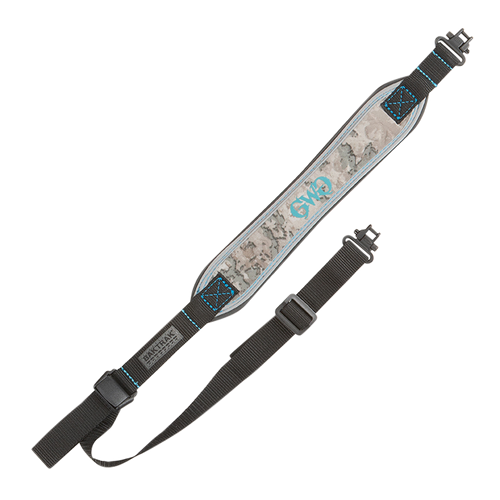 [026509000259] Allen Girls With Guns Vapor Sling made of Shade Silicone with 21"-37" OAL, 2" W, Adjustable Design & Swivels for Rifles