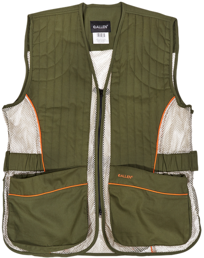 [026509008811] Allen Ace Shooting Vest XL/XXL Olive/Tan