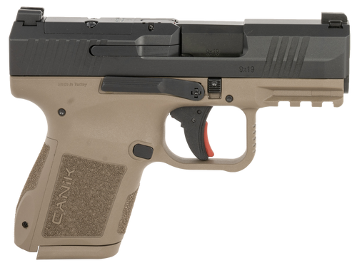 [787450920644] Canik METE MC9 9mm, 3.18" Barrel, Matte Finish, Flat Dark Earth, Optic Ready, 10Rd, 2 Mags, California Compliant