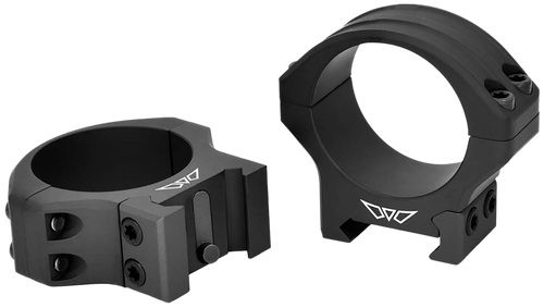 [656813114825] Warne HyperLite Black Aluminum 30mm Tube Maxima/Weaver/Picatinny