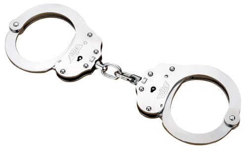 [024718513850] Camp Uzi NIJ Approved Handcuffs Silver